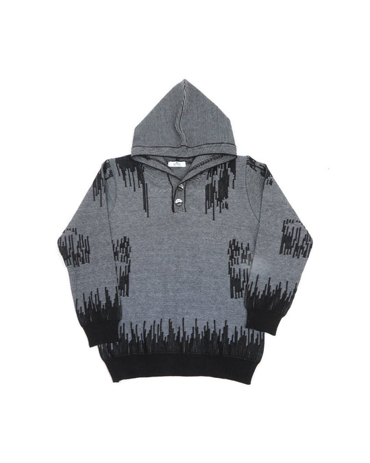 Eminent Boys Full Sleeve Sweater - Grey & Black, Boys Sweaters, Eminent, Chase Value