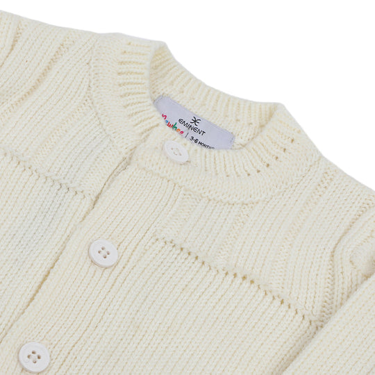 Eminent Newborn Boys Full Sleeves Sweater Suit - Off White, Newborn Boys Sets & Suits, Eminent, Chase Value