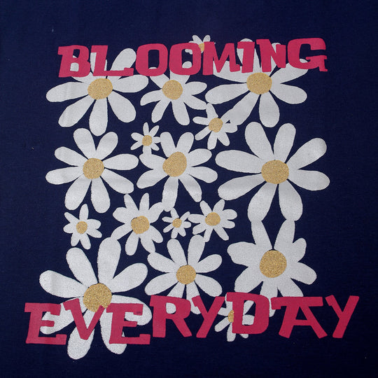 Eminent Girls Half Sleeves T-Shirt - Mid Blue, Girls T-Shirts, Eminent, Chase Value