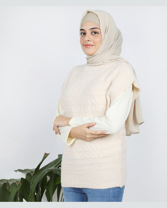 Eminent Women's Full Sleeves Sweater - Oatmeal, Women Sweaters, Eminent, Chase Value