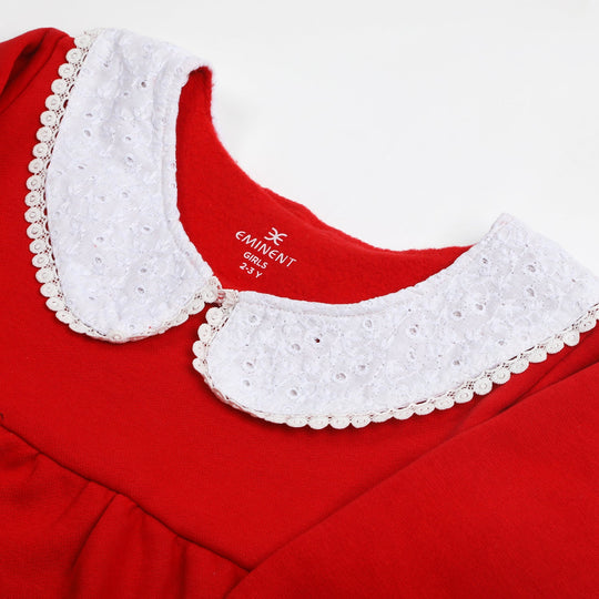 Eminent Girls Frock - Samba Red, Girls Frocks, Eminent, Chase Value