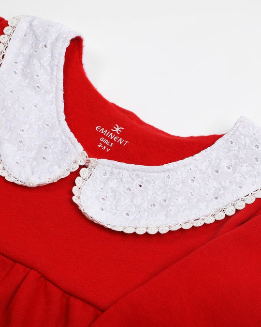 Eminent Girls Frock - Samba Red, Girls Frocks, Eminent, Chase Value
