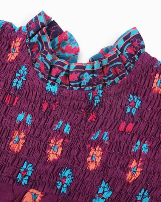 Eminent Newborn Girls Shalwar Suit - Purple