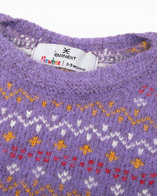 Eminent Newborn Girls Romper - Purple