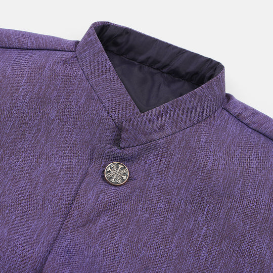 Eminent Boys Plain Waistcoat - Purple, Boys Waistcoats, Eminent, Chase Value