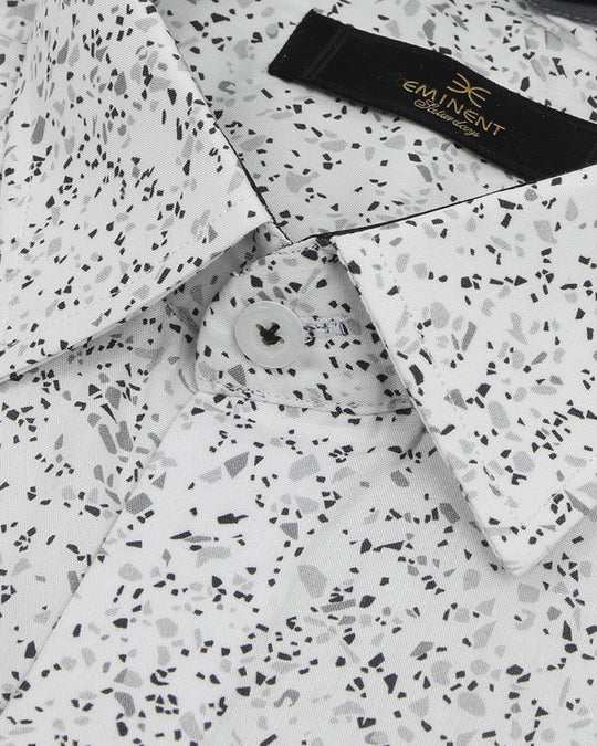 Eminent Men's Saturday Printed Shirt - Grey, Men's Shirts, Eminent, Chase Value