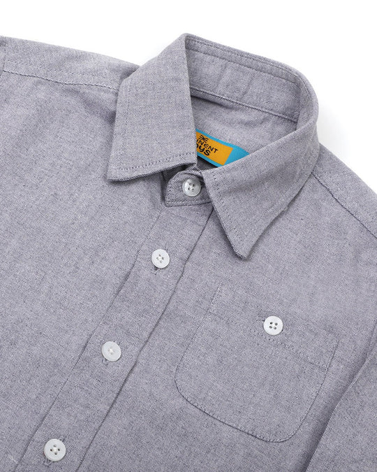 Eminent Boys Full Sleeves Casual Chambray Shirt - Grey, Boys Shirts, Eminent, Chase Value