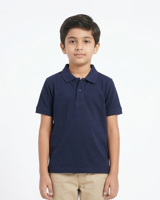 Boys' Half Sleeves Polo T-Shirt