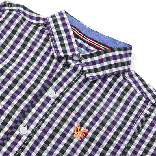 Eminent Boys Full Sleeves Casual Shirt - Purple, Boys Shirts, Eminent, Chase Value