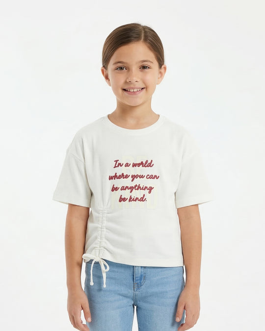 Girls' Half Sleeves Top