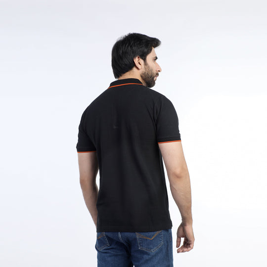 Eminent Men's Polo Half Sleeves T-Shirt - Black, Men's T-Shirts & Polos, Eminent, Chase Value