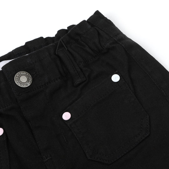 Eminent Newborn Girls Denim Pant - Black, Newborn Boys Shorts & Pants, Eminent, Chase Value