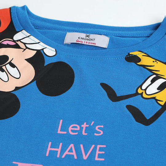 Eminent Girls Half Sleeves Suit - Royal Blue, Girls Suits, Eminent, Chase Value