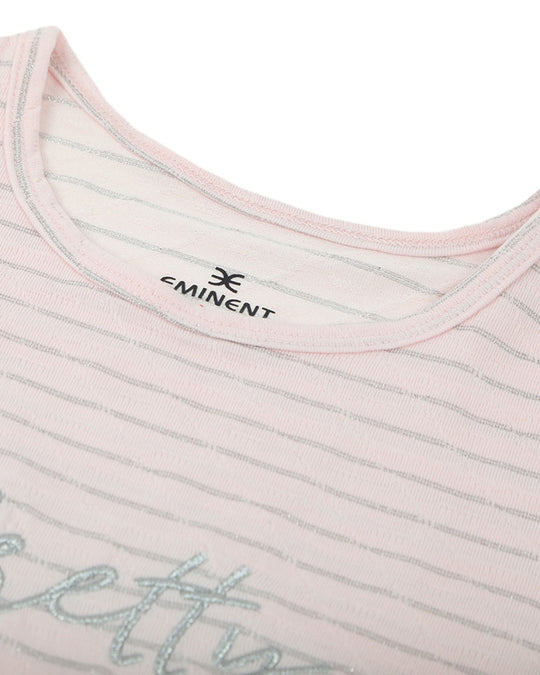 Eminent Girls Half Sleeves T-Shirt - Pink, Girls T-Shirts, Eminent, Chase Value
