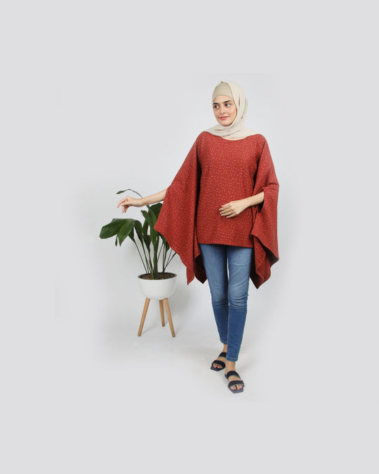 Eminent Women's Poncho - Maroon, Women T-Shirts & Tops, Eminent, Chase Value