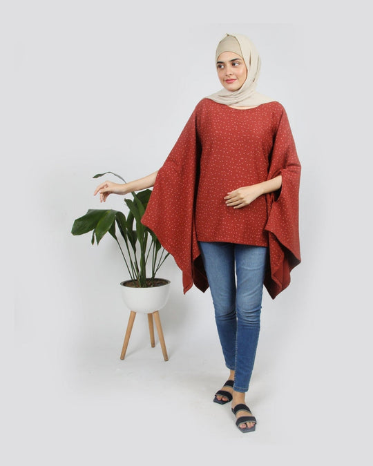 Eminent Women's Poncho - Maroon, Women T-Shirts & Tops, Eminent, Chase Value