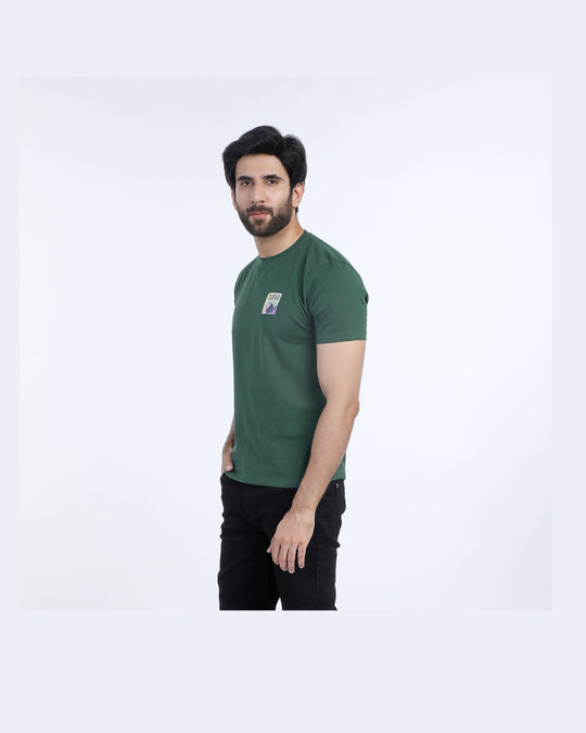 Eminent Men's Half Sleeves T-Shirt - Green, Men's T-Shirts & Polos, Eminent, Chase Value