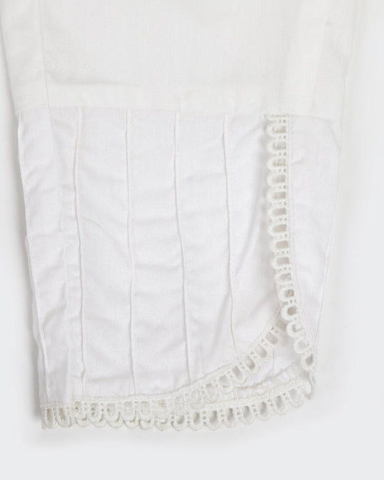 Eminent Girls Woven Trouser - White, Girls Shorts Skirts, Eminent, Chase Value