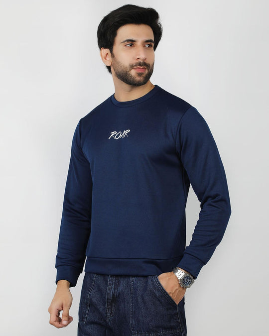 Eminent Men's Full Sleeves Sweat Shirt - Navy Blue, Men's Sweater & Sweat Shirts, Eminent, Chase Value