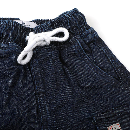 Eminent Newborn Boys Denim Pant - Dark Blue, Newborn Boys Shorts & Pants, Eminent, Chase Value