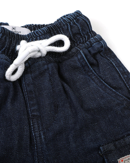 Eminent Newborn Boys Denim Pant - Dark Blue, Newborn Boys Shorts & Pants, Eminent, Chase Value