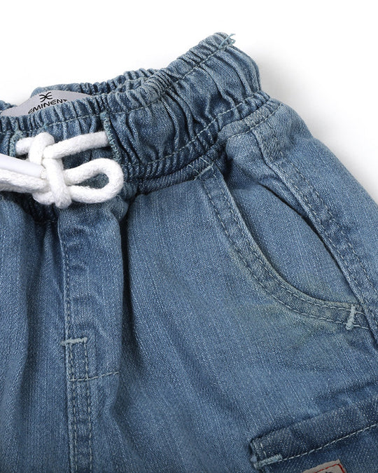 Eminent Newborn Boys Denim Pant - Ice Blue, Newborn Boys Shorts & Pants, Eminent, Chase Value