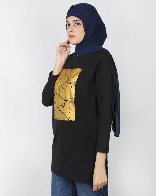 Eminent Women's Full Sleeves T-Shirt - Black, Women T-Shirts & Tops, Eminent, Chase Value