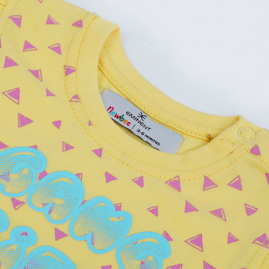 Eminent Newborn Girls Half Sleeves Suit - Popcorn, Newborn Girls Sets & Suits, Eminent, Chase Value