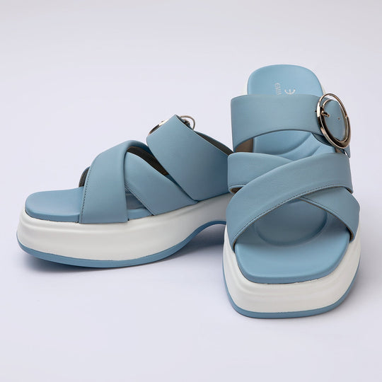 Eminent Women's Softy Slipper - Blue, Women Slippers, Chase Value, Chase Value