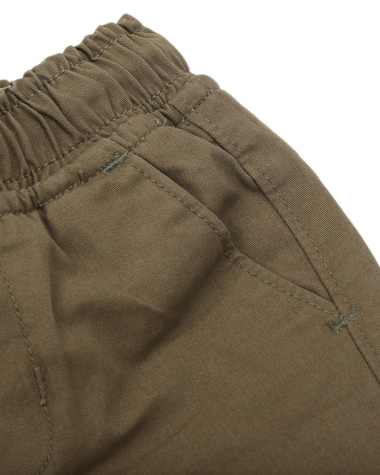 Eminent Newborn Boys Cotton Pant - Khaki