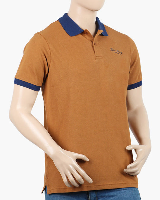 Eminent Men's Polo Half Sleeves T-Shirt - Brown, Men's T-Shirts & Polos, Eminent, Chase Value