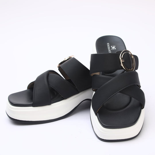 Eminent Women's Softy Slipper - Black, Women Slippers, Chase Value, Chase Value