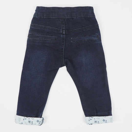 Eminent Newborn Girls Denim Pant - Mid Blue, Newborn Girls Shorts Skirts & Pants, Eminent, Chase Value