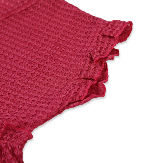 Eminent Girls Half Sleeves T-Shirt - Maroon, Girls T-Shirts, Eminent, Chase Value