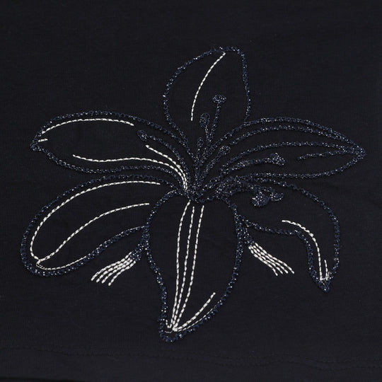 Eminent Girls Half Sleeves T-Shirt - Black, Girls T-Shirts, Eminent, Chase Value