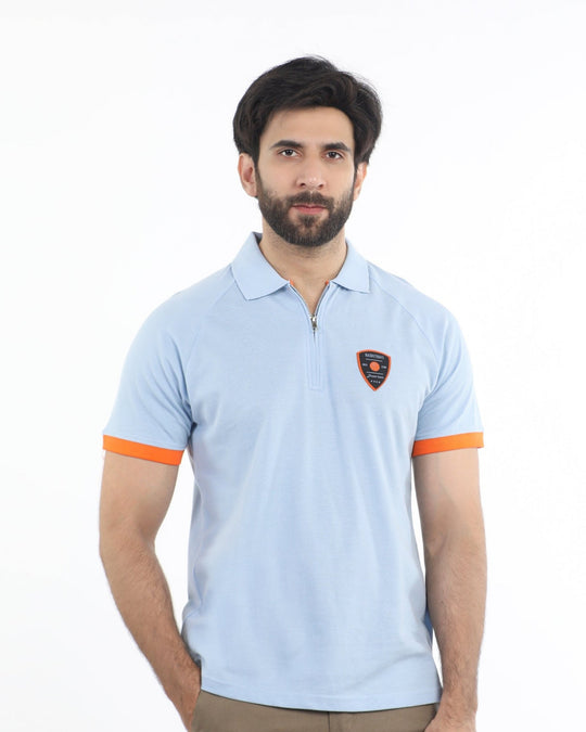 Eminent Men's Half Sleeves Polo T-Shirt - Celestial, Men's T-Shirts & Polos, Eminent, Chase Value