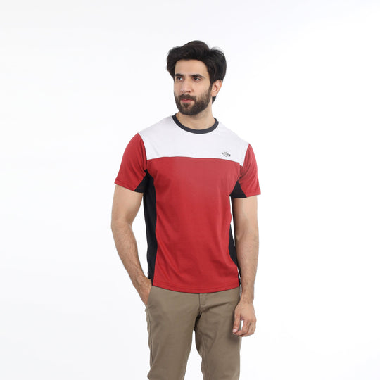 Eminent Men's Round Neck T-Shirt - Red, Men's T-Shirts & Polos, Eminent, Chase Value