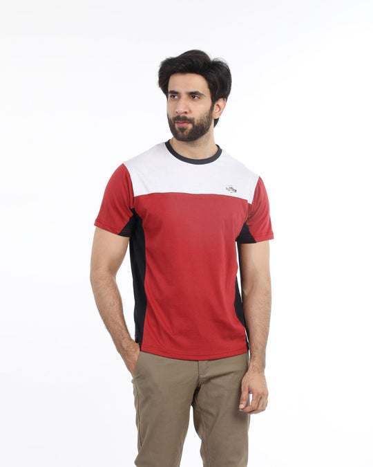 Eminent Men's Round Neck T-Shirt - Red, Men's T-Shirts & Polos, Eminent, Chase Value