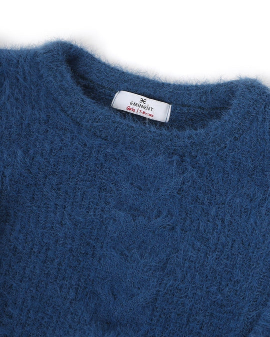 Eminent Girls Full Sleeves Sweater - Royal Blue, Girls Sweaters, Eminent, Chase Value