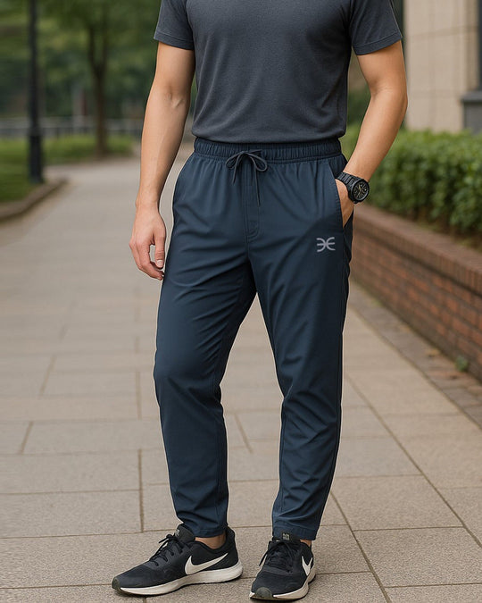 Eminent Men's Nylon Lycra Trouser - Grey, Men's Lowers & Sweatpants, Eminent, Chase Value