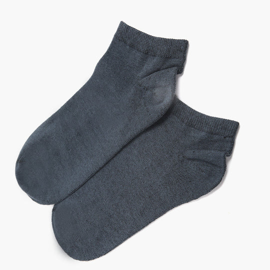 Eminent Men’s Plain Lycra Ankle Socks - Grey, Men's Socks, Eminent, Chase Value