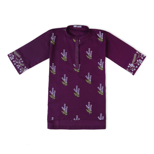 Eminent Girls Embroidered 02 Pcs Shalwar Suit - Purple, Girls Shalwar Kameez, Eminent, Chase Value