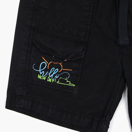 Eminent Newborn Boys Cotton Short - Navy Blue, Newborn Boys Shorts & Pants, Eminent, Chase Value