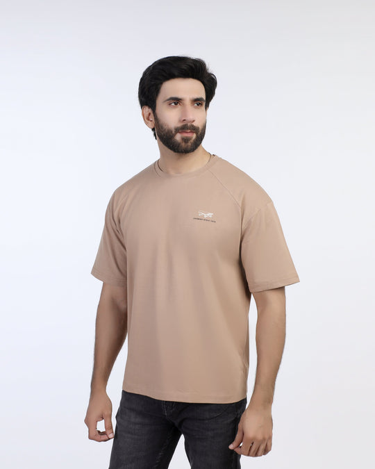 Eminent Men's Half Sleeves Printed T-Shirt - Brown, Men's T-Shirts & Polos, Eminent, Chase Value
