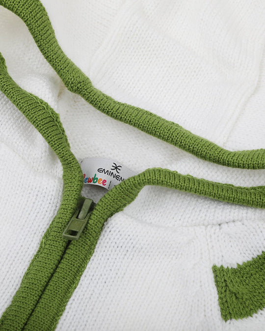 Eminent Newborn Boys Sweater - Green & White, Newborn Boys Winterwear, Eminent, Chase Value