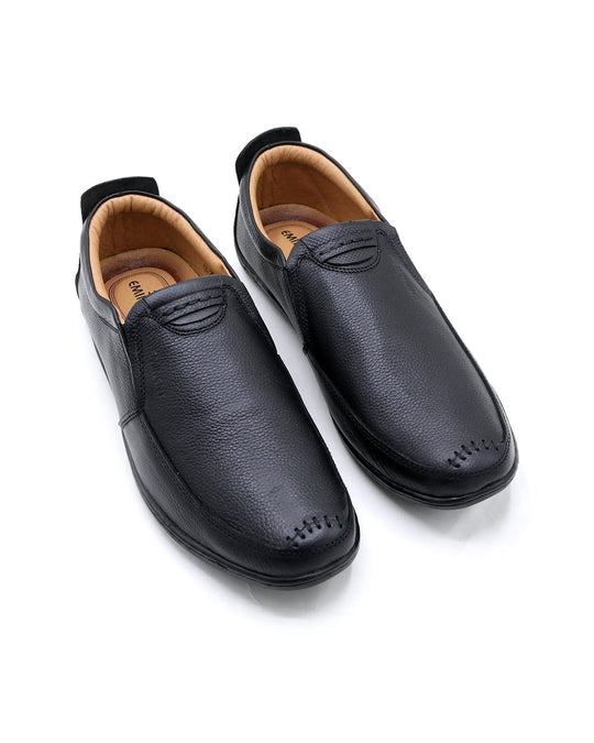 Eminent Leather Casual Shoes 25003 - Black, Men's Casual Shoes, Eminent, Chase Value