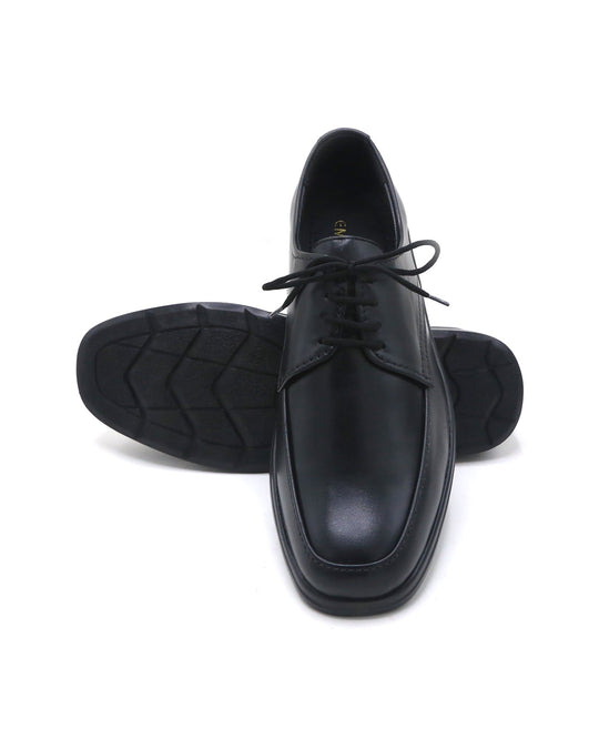 Eminent Elegant Synthetic Leather - Lace-up Formal Shoes - Black, Men's Formal Shoes, Eminent, Chase Value