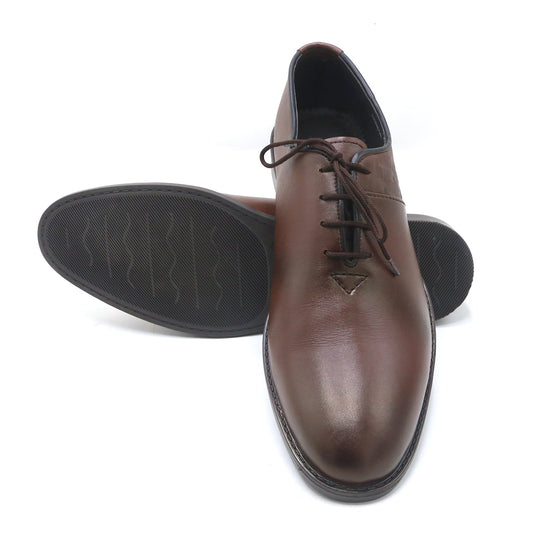 Eminent Classic Oxford-Style Dress Shoes - Brown, Men's Formal Shoes, Eminent, Chase Value