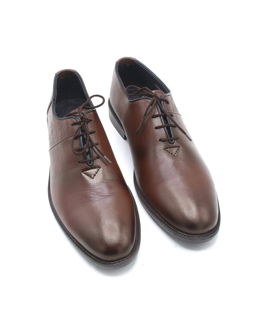 Eminent Classic Oxford-Style Dress Shoes - Brown, Men's Formal Shoes, Eminent, Chase Value
