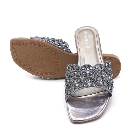 Women's Slippers - Grey, Women Slippers, Eminent, Chase Value